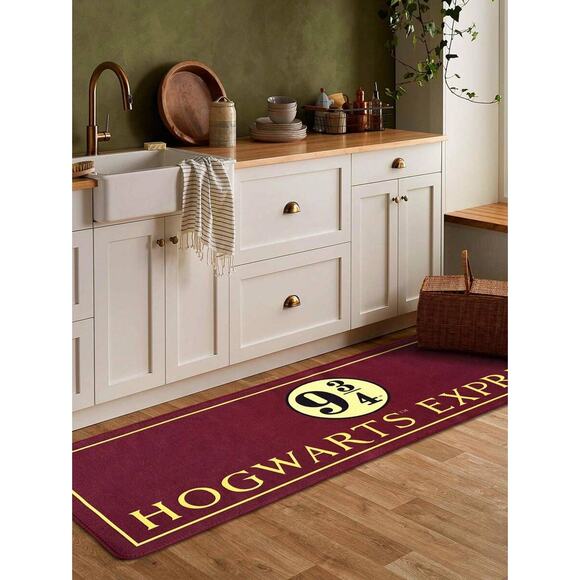 Official Harry Potter Platform 9 3/4 Hogwarts Express Carpet, Doormat xtra LONG - Picture 1 of 3